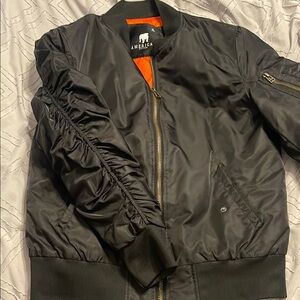 Black Bomber Jacket